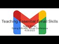 Teaching Essential Gmail Skills 4.28.23