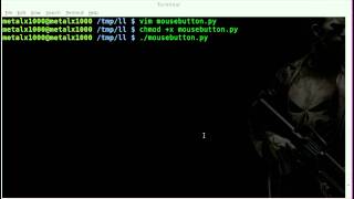 PyGame and Mouse Buttons - Python - Linux