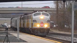 2017-11-16 Nick Johnson and I chased the eastbound CP exec train on the River Sub.