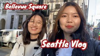 Exploring Bellevue Square in Christmas 🎄 [Seattle Vlog]