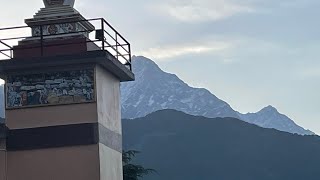 Dhauladhar Range From Norbu House McLeod Gang Dhramshala |Mesmerising Views From Hotel Norbu House