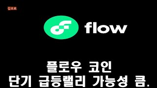 [ 플로우 전망 ] 단기 낙폭은 땡큐. 여러분들 그냥 마켓 여시고 여기서 담으세요