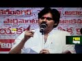 pawan kalyan stops his speech in middle u0026 wears red towel fans crazy shout filmy monk