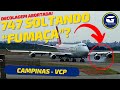 B747 solta uma FUMAÇA/LÍQUIDO próximo de sua decolagem, ABORTA a decolagem e DECOLA minutos depois