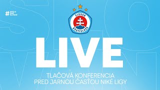 LIVE | Tlačová konferencia pred jarnou časťou Niké ligy