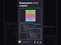 css grid responsive layout with html semantic flex grid template css html webdevelopment coding