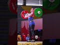 Slow motion of Mattie Rogers (76kg 🇺🇸) 141kg / 310lbs 🥇 clean & jerk!