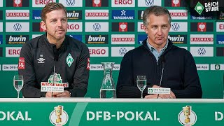 Vor DFB-Pokal-Spiel gegen BVB: Die Highlights der Werder Bremen-Pressekonferenz in 189.9 Sekunden