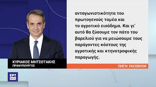 Κυρ. Μητσοτάκης: Προτεραιότητα η στήριξη της ανταγωνιστικότητας του πρωτογενούς τομέα | 11/2 | ΕΡΤ