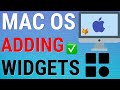 How To Add Widgets On MacBook & Mac