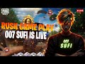 1v4 Full Rush Gameplay | 007SUFIxLIVE | 🔥 PUBG MOBILE Live 🔥