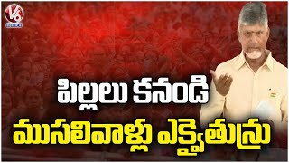 Have More Kids, Keep State Young : CM Chandrababu Naidu | V6 News