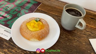 Coffee and Swedish Solbulle @Fika Cafe in Kensington Market