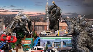 【玩具開箱】Godzilla vs. Kong 哥吉拉大戰金剛┃Hiya Toys STYLIST SERIES Godzilla \u0026 Kong┃BNFigure Mechagodzilla機械哥吉拉