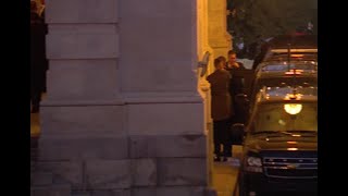 RAW: Donald Trump, Melania Trump arrive at U.S. Capitol