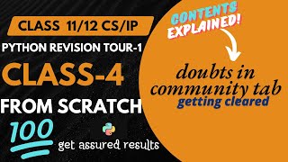 OPERATOR PRECEDENCE | EVALUATE EXPRESSION | PYTHON | CBSE CLASS 12|SOLVING DOUBTS FROM COMMUNITY TAB