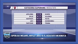 Superliga e mesjaves, mbyllet Java e 15-te, rezultatet dhe renditja