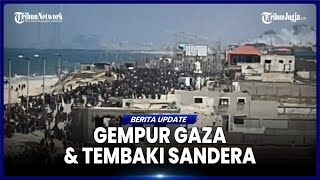 ISRAEL KHIANATI GENCATAN SENJATA, SERANG WILAYAH GAZA TENGAH \u0026 TEMBAKI WARGA YANG AKAN DIBEBASKAN