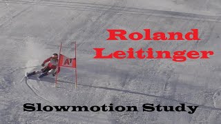 Roland Leitinger Training GS (Slowmotion)