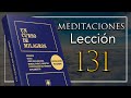 Lección 131 de Un Curso de Milagros