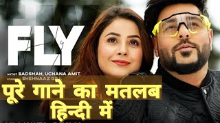 Fly Lyrics Meaning In Hindi | Badshah | Shehnaaz Gill | Uchana Amit | Latest Punjabi Song 2021