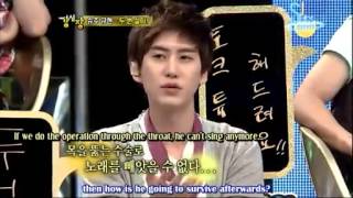 [ENG]Strong Heart Kyuhyun talk about accident