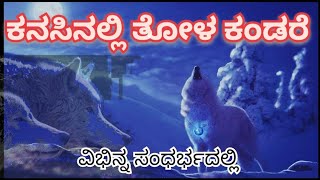 ಕನಸಿನಲ್ಲಿ ತೋಳ ಕಂಡರೆ. wolf in dream