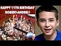 Celebrating Robert-Andre's 11th Birthday