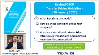 Interactive Session on Revised OECD Transfer Pricing Guidelines issued on 20 January 2022