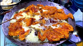 Famous Testy Chicken Tandoori  Chaap Making on Street RoadSide - Foodie Street Food