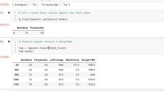 Frequent category imputation with Feature-engine