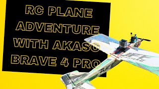 📸✨ Incredible RC Plane Adventure with AKASO Brave 4 Pro | Backward Mount POV! ✨📸