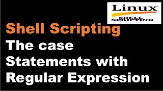 Shell Scripting Tutorial-13 The case Statements with Regular Expression || Linux Interview Question