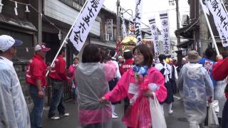 ２０１５年４月５日福良八幡神社春祭り、御神輿、郷殿神社前