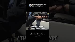 A Phoenix police officer pulled over a driverless Waymo car for driving on the wrong ...