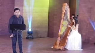 Harp India - Tu Hai (Bollywood harpist in INDIA)