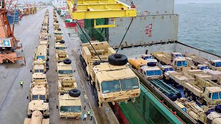 How US Moves Billions $ Worth of Heavy Military Equipment by Sea