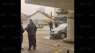 NAKON PUCNJAVE POLICIJA I ŽUTA TRAKA ISPRED SUDA U ŽIVINICAMA