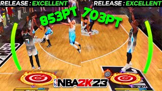 TOP 3 BEST JUMPSHOTS for 6'10-7'3 BUILDS on NBA 2K23! - BIGGEST & FASTEST JUMPSHOTS w/ SHOOTING TIPS