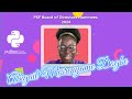 PSF Board Election 2024 | Nominee Interview | Abigail Mesrenyame Dogbe