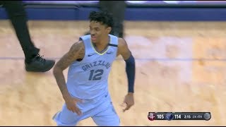 Ja Morant Hits Clutch Dagger On James Harden To Close Out Houston Rockets