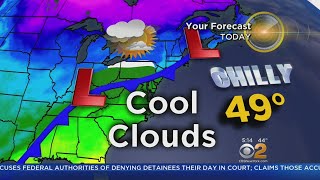 Cool, Cloudy Monday Ahead