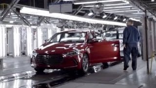 2017 Hyundai Elantra production at the Alabama plant, USA