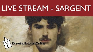 Drawing Sargent - How To Draw An Impression Of The Model