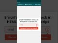 Email validation #coding #css #javascript #learning #projects #animation @codingwithnikita