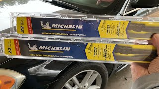 2010 Chevrolet Impala replacing Bosch pure vision with Michelin cheap windshield wipers install