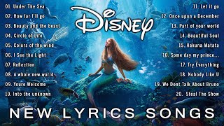 Disney Songs Collection with Lyrics 🎶 Disney Music 2023 ✨ Top Disney Hits