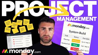 Monday.com Project Management Full Tutorial | 2025 | (Step-by-Step System Build)