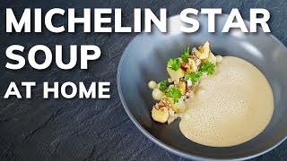 Fine dining JERUSALEM ARTICHOKE soup | Recipe by Gordon Ramsay