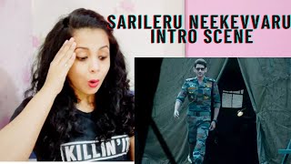 Sarileru Neekevvaru THE INTRO & Chasing Scene REACTION | Super Star Mahesh Babu | Nakhrewali Mona